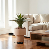 Pot de fleurs intérieur Lux Marron clair