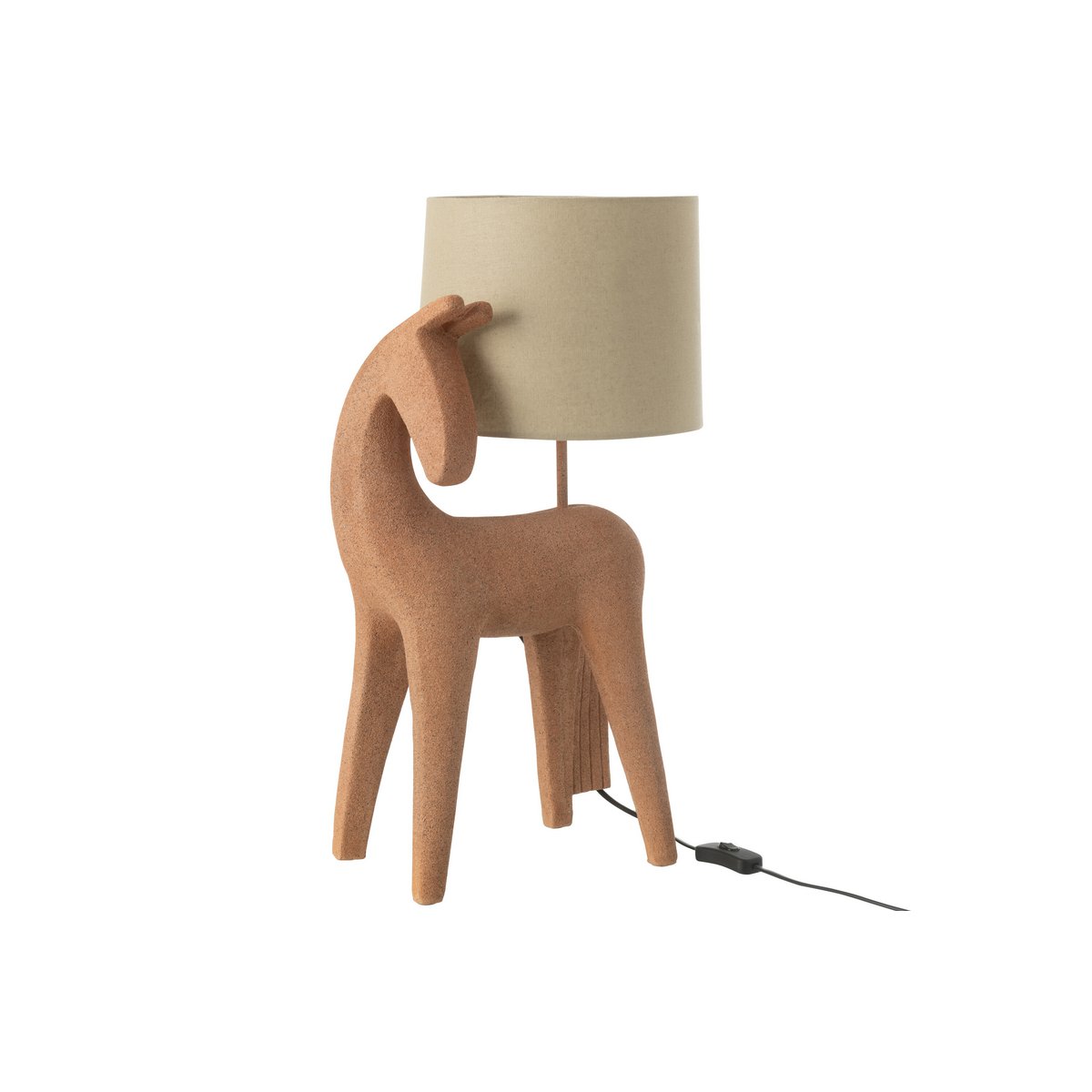 Lampe de table Cheval J-Line dans un intérieur élégant