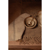 Serviette en Biscuit The Lint - Noir Naturel - 45x45