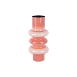 Vase Grato Moyen en métal or rosé, vue de face