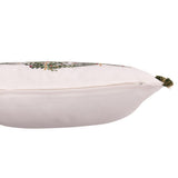 Détail du coussin J-Line avec motif sapins de Noël