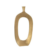 Vase J-Line Nina - aluminium - or - grand - 75 cm de haut
