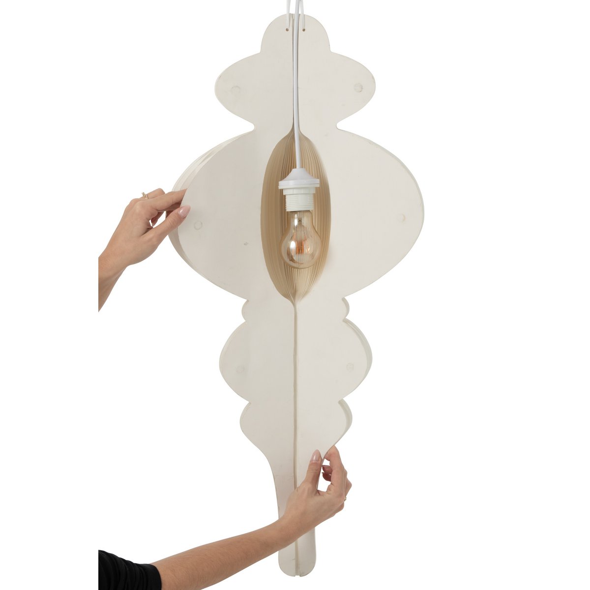 Abat-jour pliable Lily J-Line sur une lampe - ambiance intérieure
