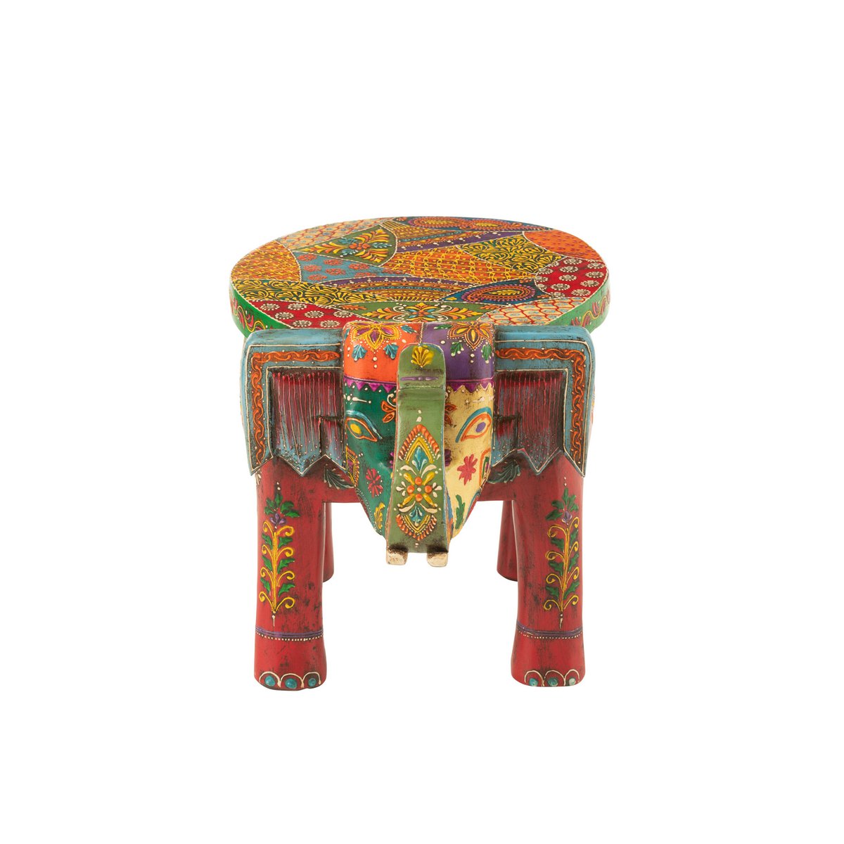 Tabouret J-Line Elephant dans un salon élégant