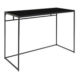 Détail du cadre en métal du Bureau Vita