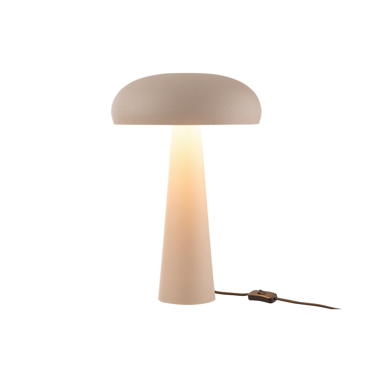 Lampe de table J-Line en métal beige, vue avant