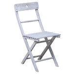 Chaises pliantes en bois d'acacia avec design bohème
