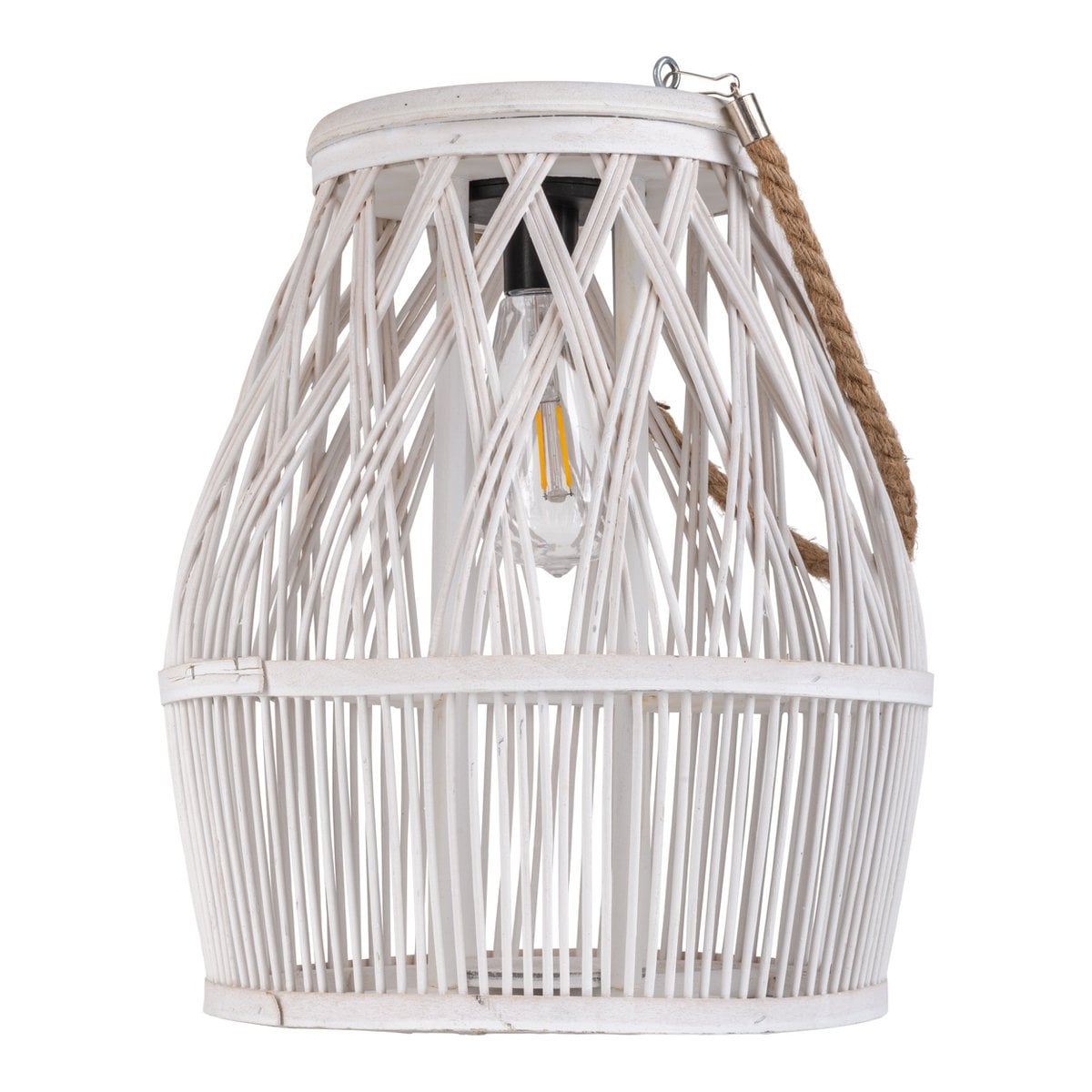 Lampe Korbinian en extérieur sur une terrasse en bois