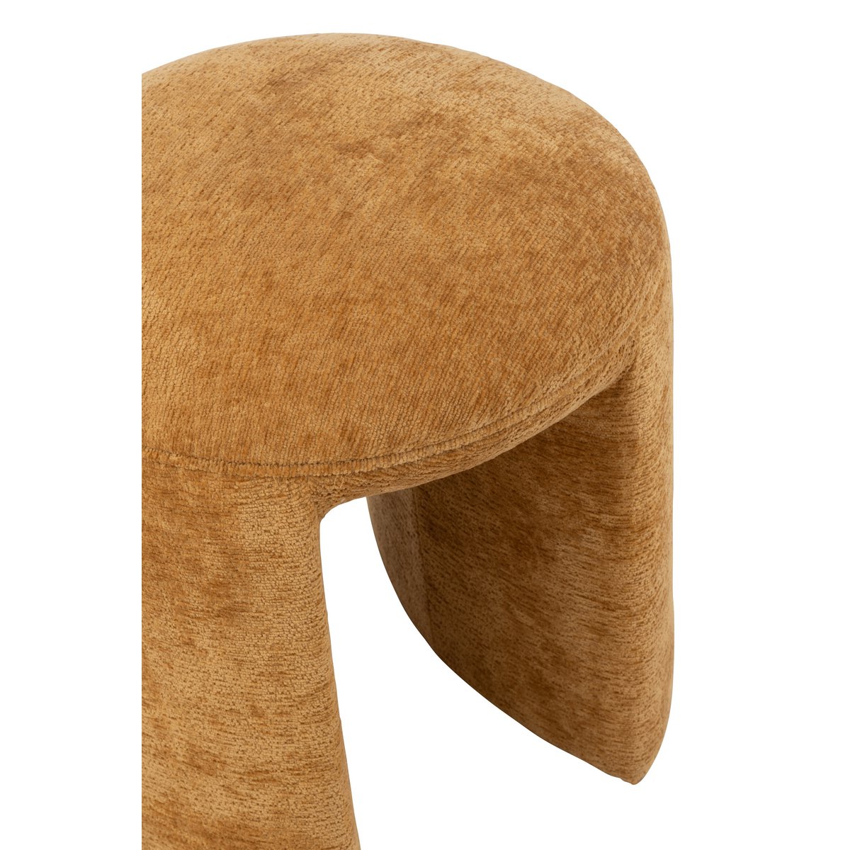 Tabouret J-Line Rond sur un tapis élégant