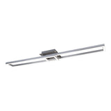 Lampe à plafond CCT LED + "BANTY" RVB-Backlight avec de nombreuses fonctions, 115 cm de long, y compris la télécommande