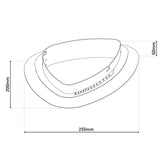 Applique et plafonnier LED « Liso » blanc