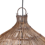 La Suspension Cloche Tissée - Noyer Foncé - XL