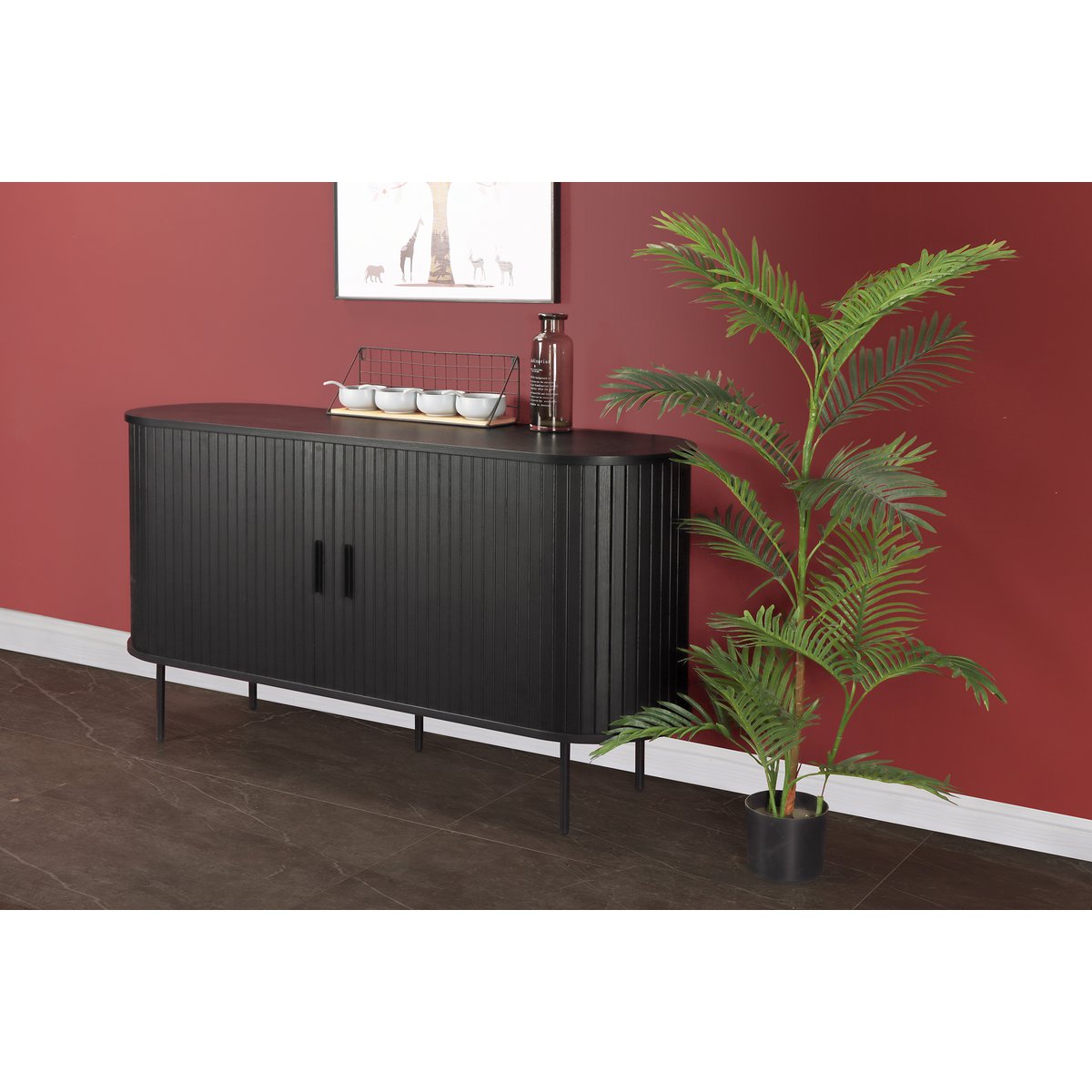 Design scandinave minimaliste du buffet