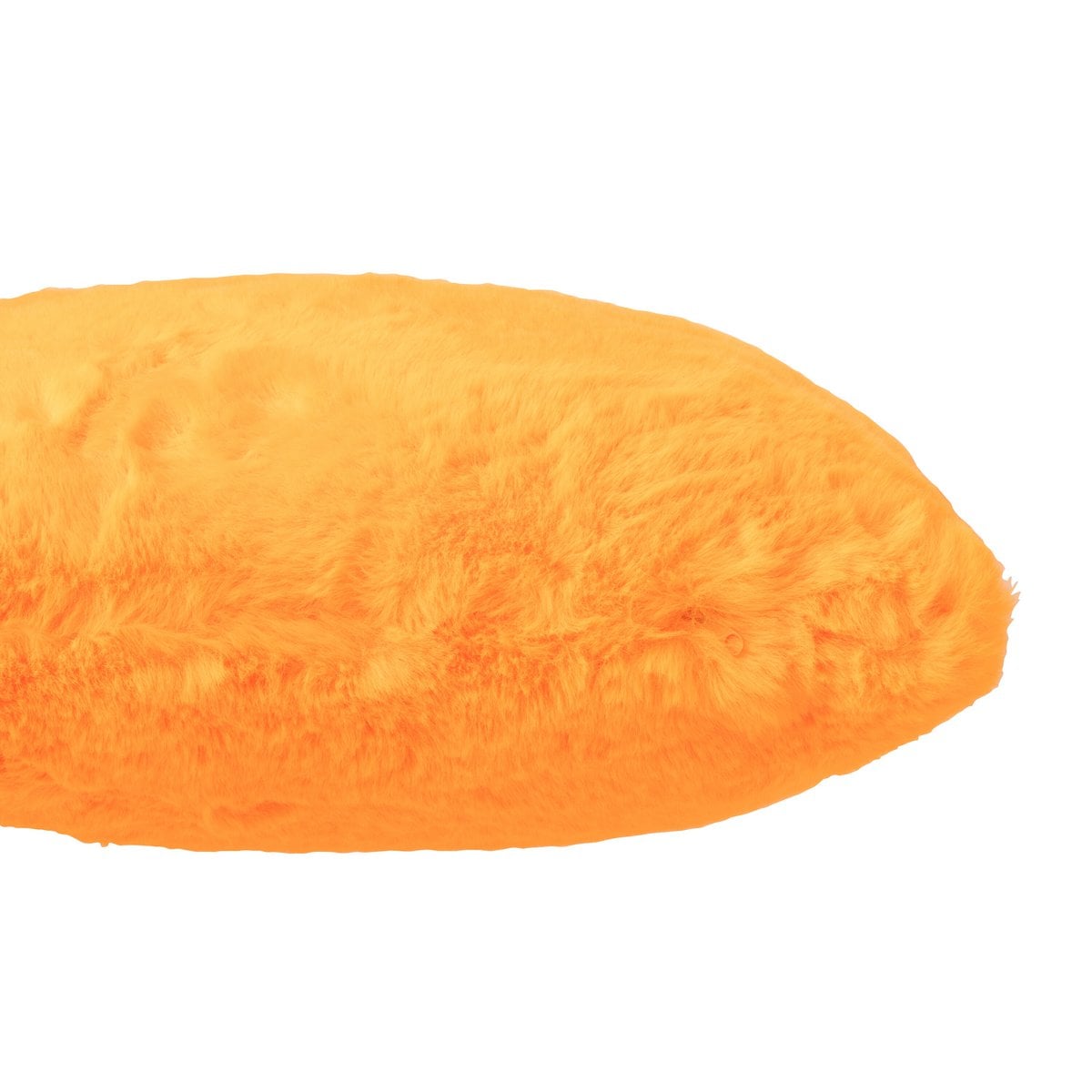 Coussin Cutie J-Line en polyester orange, vue de face
