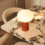 Lampe de table sans fil en bois marron marron Max