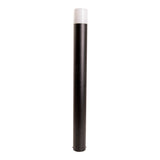 Base extérieure "Torcia" 80 cm de haut, en métal et plastique en noir, E27