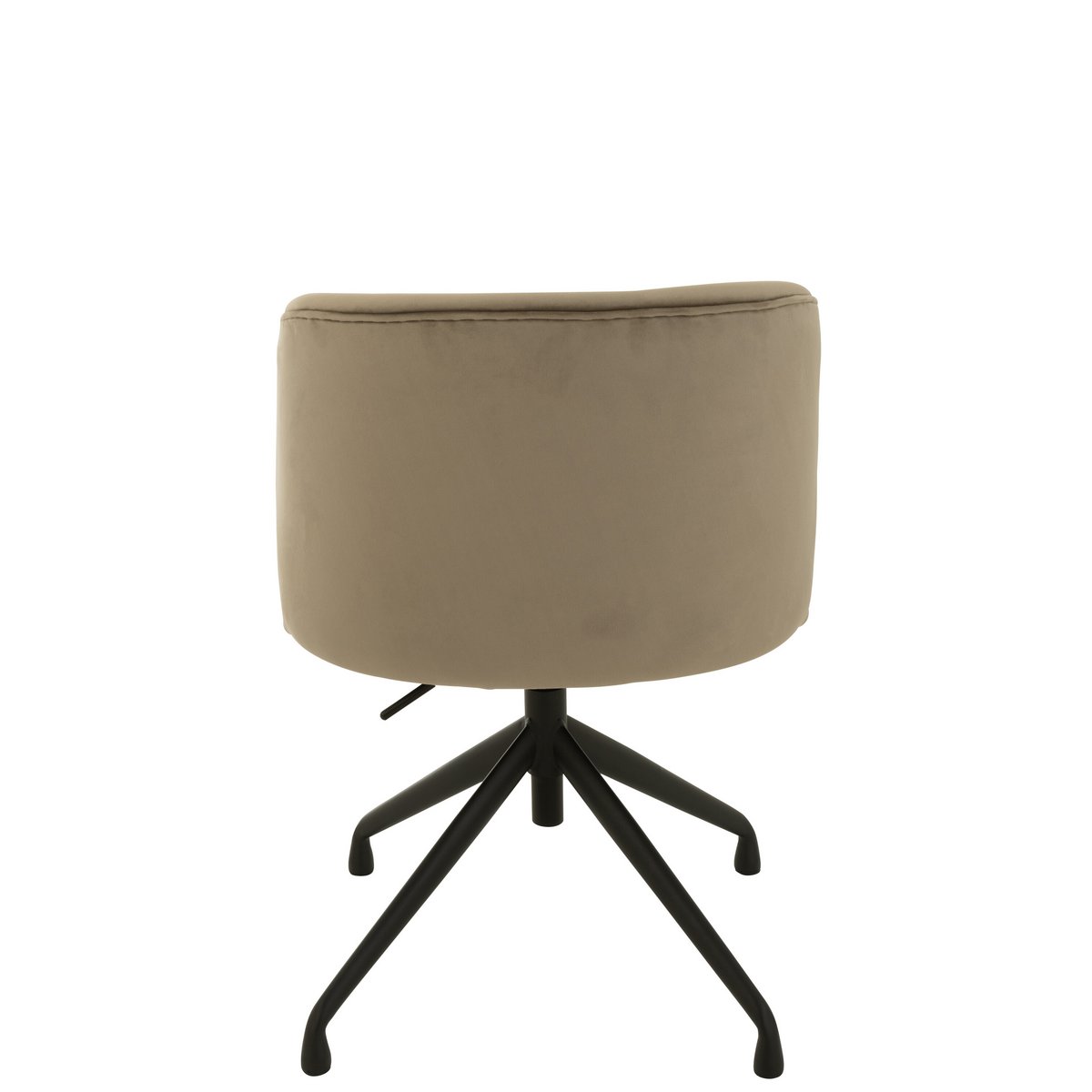 Détail du velours gris de la chaise J-Line