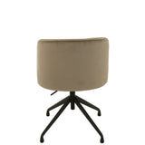 Détail du velours gris de la chaise J-Line