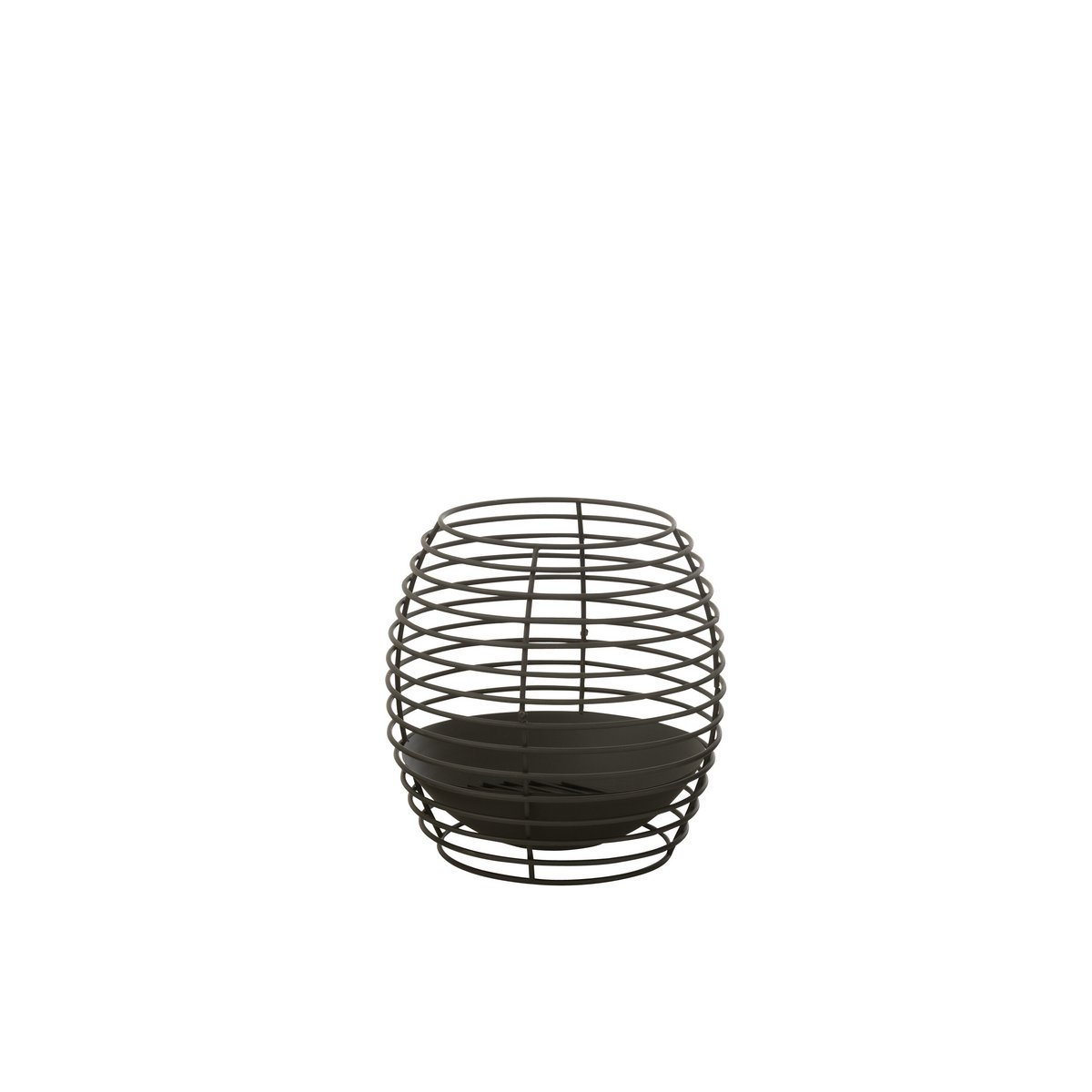 Brasero J-Line Round Rinds - ambiance chaleureuse en extérieur