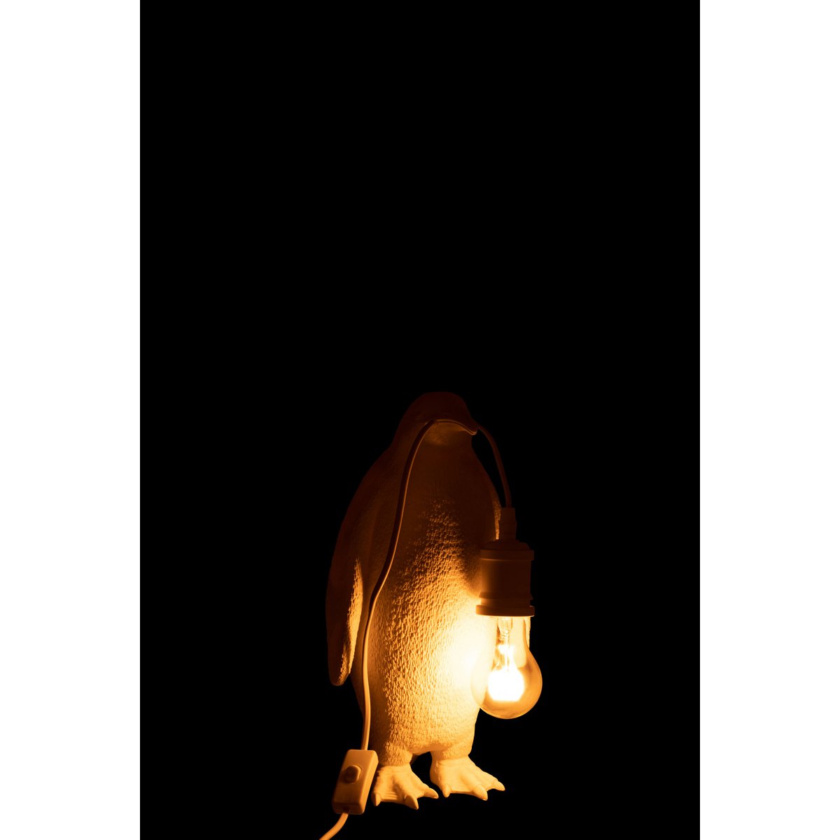 Détail de la lampe J-Line Penguin mettant en avant son design moderne