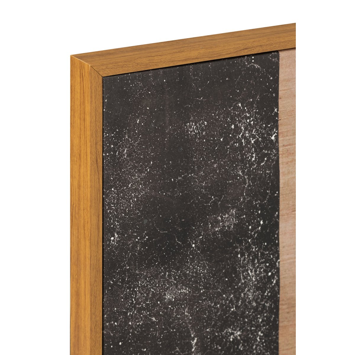 J-Line Frame Teintures Toile/Bois Mix - Vue frontale du cadre
