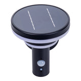 Lampe murale extérieure solaire LED "Nora", pour l'extérieur, lampe murale - métal et plastique en noir, avec LED intégré