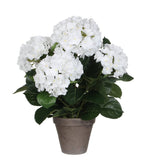 Plante artificielle Hortensia Blanc