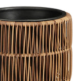 Pot de fleurs extérieur Peta Marron foncé