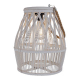 Lampe solaire Korbinian - vue avant avec lumière douce