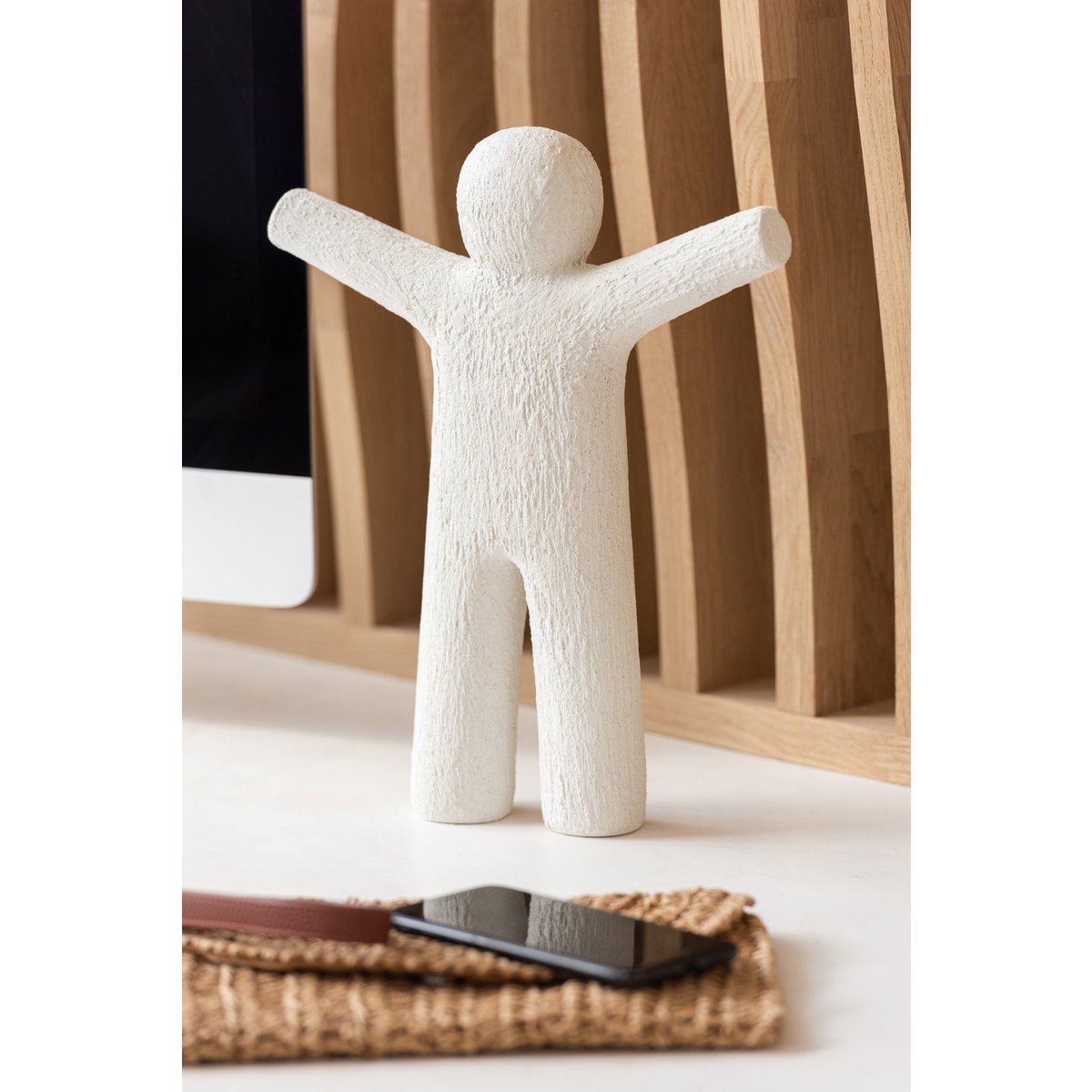 Détails de la figurine P'tit Maurice, finition brute et élégante