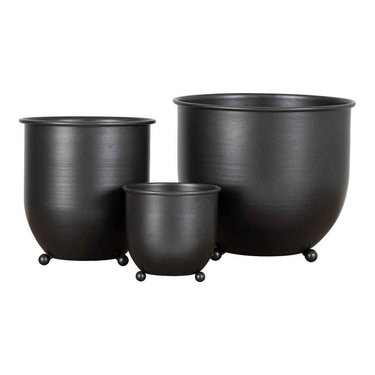 Trio de pots de fleurs Nova, tailles variées