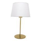 Lampe de table "bologne" h: 45 cm beige / laiton