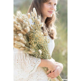 Vue latérale du bouquet de plumes séchées J-Line, élégant et naturel.