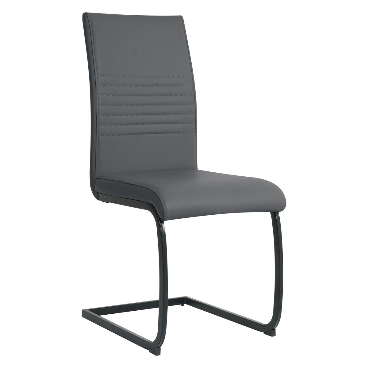 Vue de profil de la chaise cantilever moderne