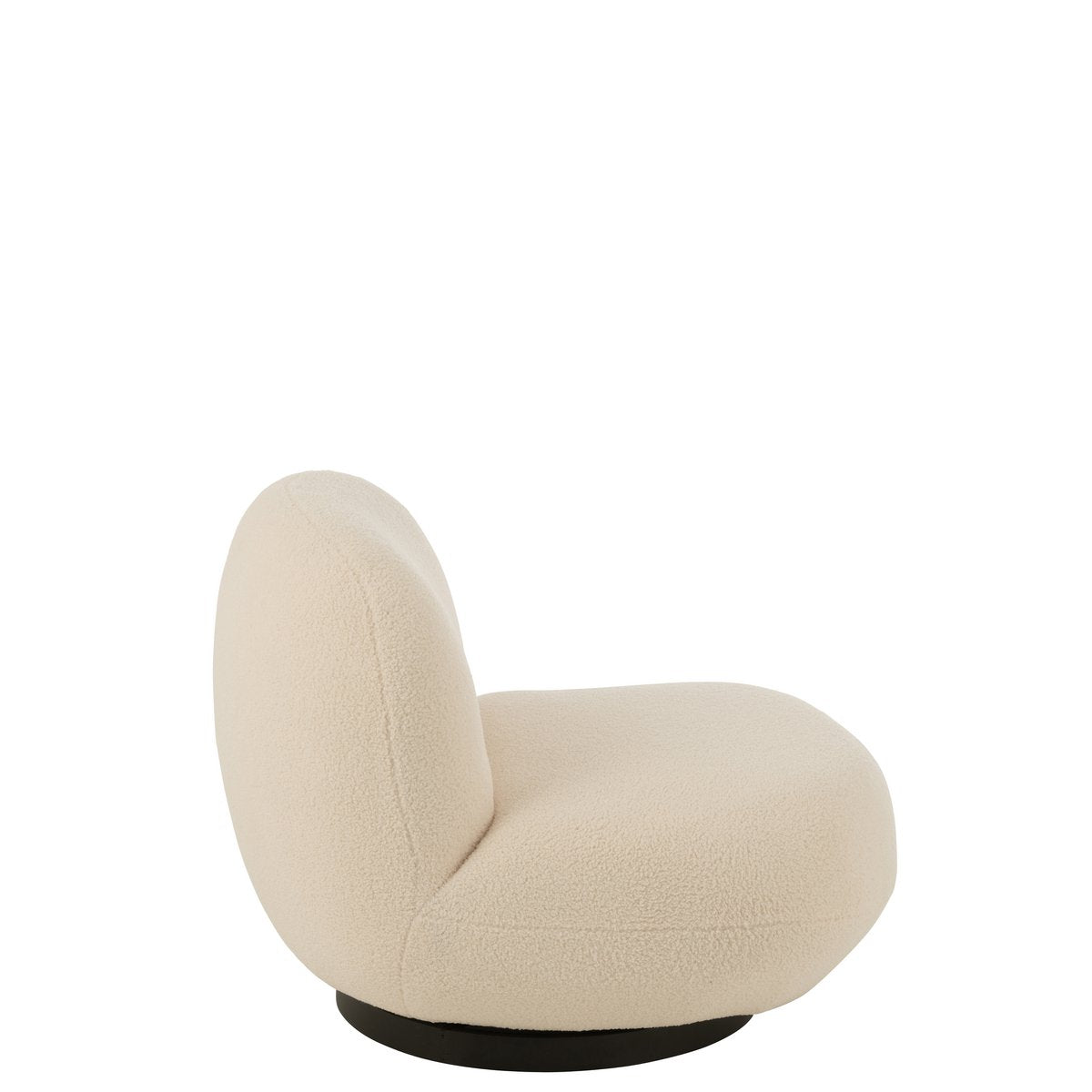 Chaise longue J-Line Snow, vue latérale