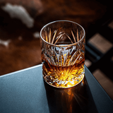 Coffret dégustation avec verre en cristal et pierres à whisky