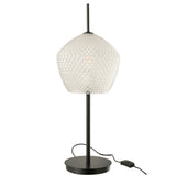 Lampe J-Line Glas - détail du verre et de la lumière diffuse