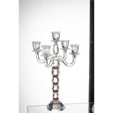 Bougeoir Annie 5 Bras sur table, ambiance salon