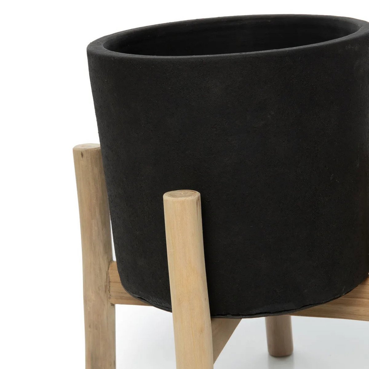 Ambiance intérieure avec la jardinière Charcoal Low