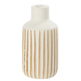 Vase Ying en bois blanc de J-Line, élégant et moderne