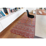 Tapis Eco - Fez Rouge - Tapis marron et rouge