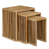Ensemble de tables d'appoint Yonker Brown