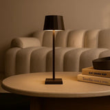 Lampe de table rechargeable marron moka Wouter