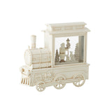 Locomotive à boule d'eau J-Line en plastique blanc vue de face