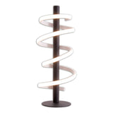 Lampe de table à LED "Belleza", lampe de table en métal moderne et en plastique en noir et blanc, avec des LED fermement construites, 50 cm de haut, l'éclairage pour le salon, la salle à manger, la chambre ou le bureau.