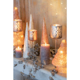 Ambiance de salon avec la décoration Cone Pearls en verre