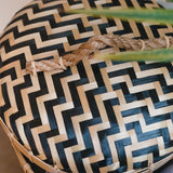 Panier à linge avec couvercle NABIRE en bambou