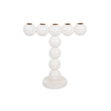 Bougeoir Bulles Hautes de Present Time en fer blanc, vue de face