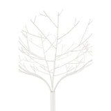 Arbre décoratif J-Line en métal blanc, intégré dans un salon moderne