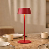 Lampe de table rechargeable rouge Hugo Berry